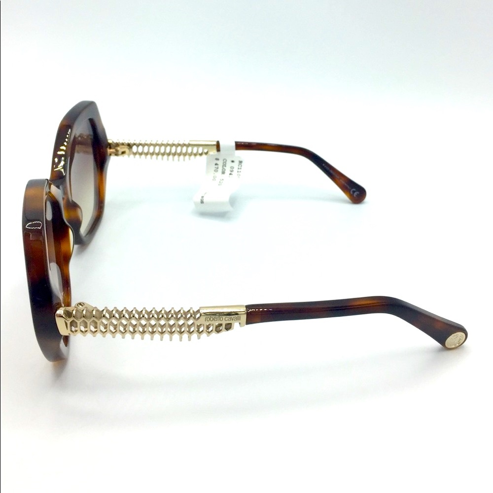 Roberto Cavalli Sunglasses Square Tortoise Sunglasses - Picture 7 of 16